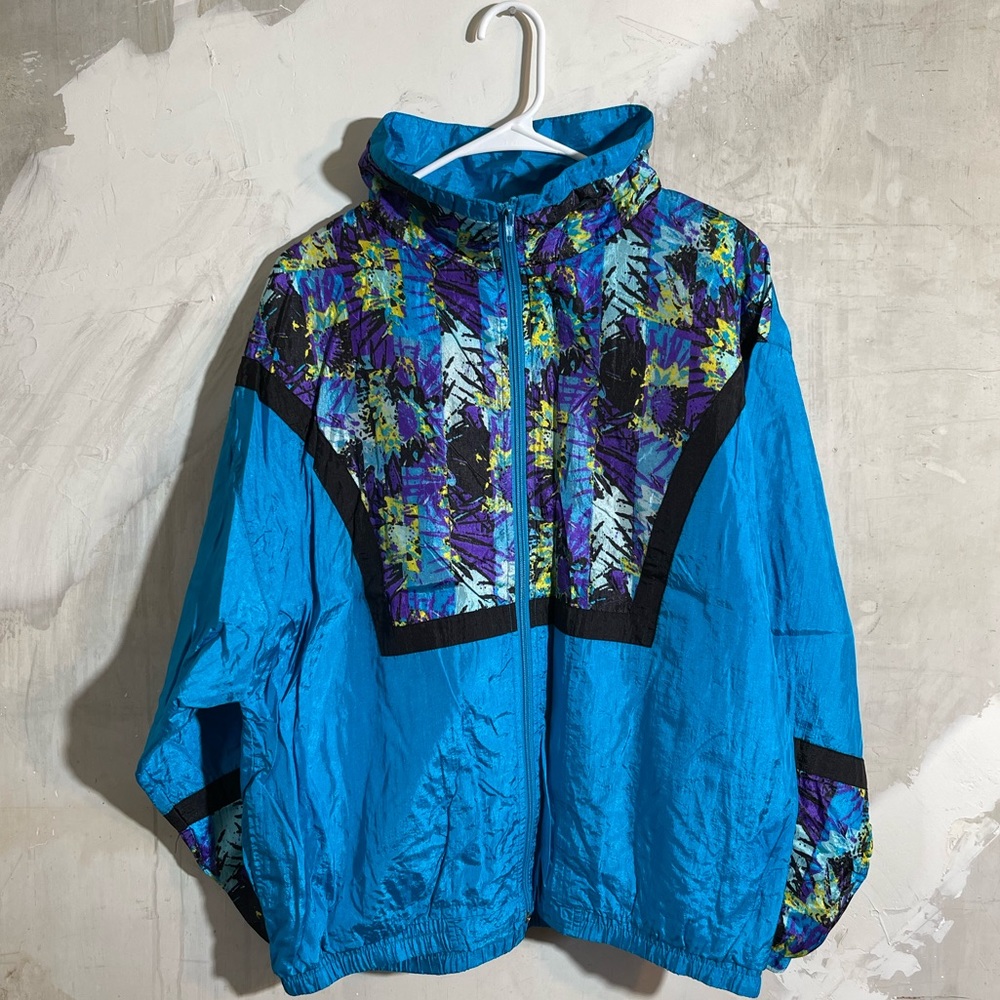 B.i. Gear Vintage Windbreaker Large